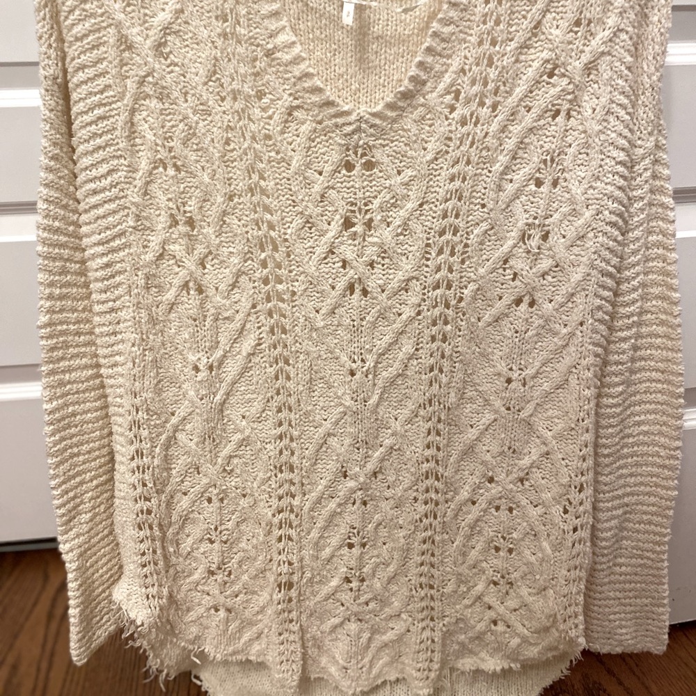 Free People Ivory Sweater